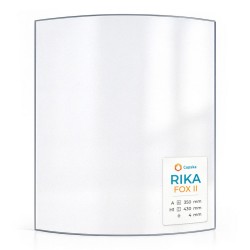 Vetro Rika FOX II - Vetro Curvo per stufa a legna