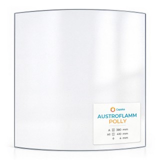 Pellet Stove glass for Austroflamm Polly - High quality ceramic glass - Capska