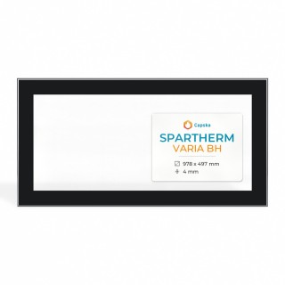Glas für Kaminofen Spartherm VARIA BH - Hochwertiges Keramikglas - Capska