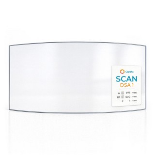 Vetro per inserto da camino Scan Dsa 1 - Vetro ceramico di alta qualità - Capska