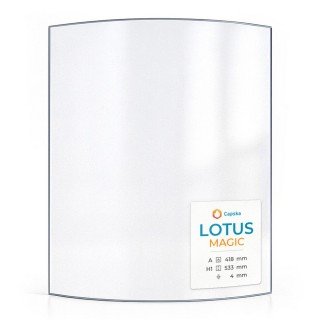 Wood Burning Stove glass for Lotus Magic - High quality ceramic glass - Capska