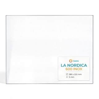 Glas für Holzherd La Nordica 600 INOX - Hochwertiges Keramikglas - Capska