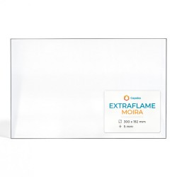 Extraflame MOIRA Glass - Rectangular glass panel for pellet stove
