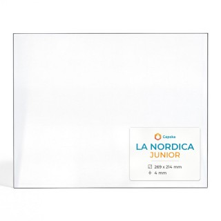 Vetro per stufa a legna La Nordica Junior - Vetro ceramico di alta qualità - Capska