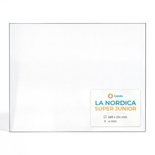 Vetro per stufa a legna La Nordica Super Junior - Vetro ceramico di alta qualità - Capska