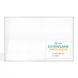 Extraflame ANGELA EVO Glas - Rechteck Kaminglas für Pelletofen