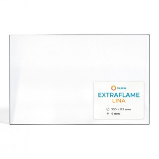 Vitre pour poêle à granulés Extraflame LINA - Verre rectangle - Capska