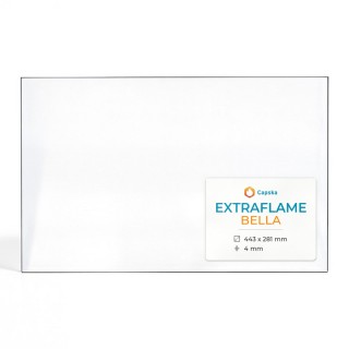 Vetro per stufa a pellet Extraflame Bella - Vetro ceramico di alta qualità - Capska