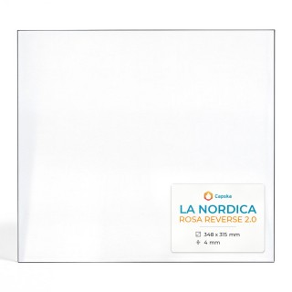 Wood-Burning Stove glass for La Nordica Rosa Reverse 2.0 - High quality ceramic glass - Capska