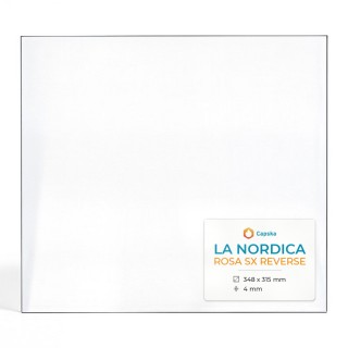 Vitre pour cuisinière à bois La Nordica ROSA SX REVERSE - Verre rectangle - Capska