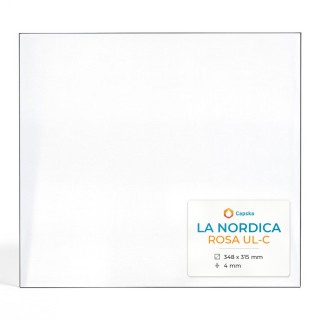 Wood-Burning Stove glass for La Nordica Rosa Ul-C - High quality ceramic glass - Capska