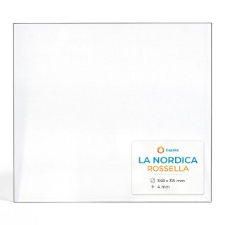Wood Burning Stove glass for La Nordica Rossella - High quality ceramic glass - Capska