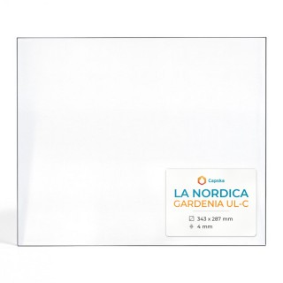 Wood-Burning Stove glass for La Nordica Gardenia Ul-C - High quality ceramic glass - Capska