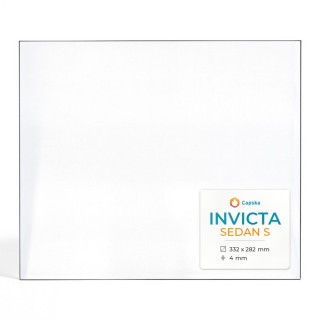 Vitre pour poêle à bois Invicta SEDAN S - Verre rectangle - Capska
