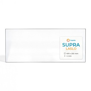 Wood Burning Stove glass for Supra Laslo - High quality ceramic glass - Capska