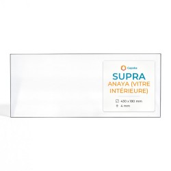 Supra ANAYA (inner pane) Glass - Rectangular Side glass panel for wood burning stove