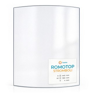 Vetro per stufa a legna Romotop Stromboli - Vetro ceramico di alta qualità - Capska
