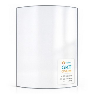 Vetro per stufa a legna Gkt Ovum - Vetro ceramico di alta qualità - Capska