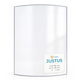 Vetro per stufa a legna Justus Mino Trios 2.0 - Vetro ceramico di alta qualità - Capska