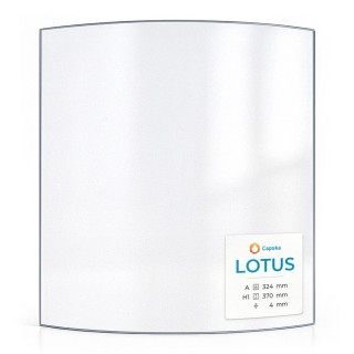 Vetro per stufa a legna Lotus M1 - Vetro ceramico di alta qualità - Capska