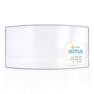 Fireplace Insert glass for Jotul I80 Mini Panorama - High quality ceramic glass - Capska