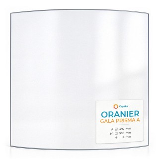 Vitre pour poêle à bois Oranier GALA PRISMA A - Verre courbe - Capska