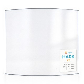 Vitre pour poêle à bois Hark 22 - Verre courbe - Capska