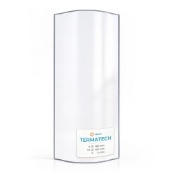 Termatech TT23RG (outer pane) Glass - Curved Side glass panel for wood burning stove