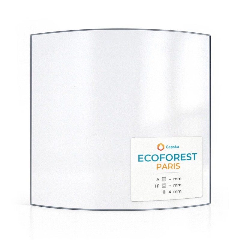 Glas für Pelletofen Ecoforest PARIS - Hochwertiges Keramikglas - Capska