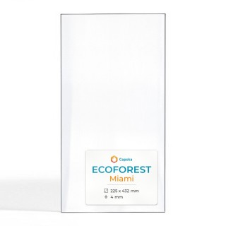 Vetro per stufa a pellet Ecoforest Miami - Vetro ceramico di alta qualità - Capska