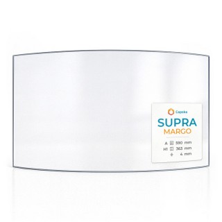 Wood Burning Stove glass for Supra Margo - High quality ceramic glass - Capska