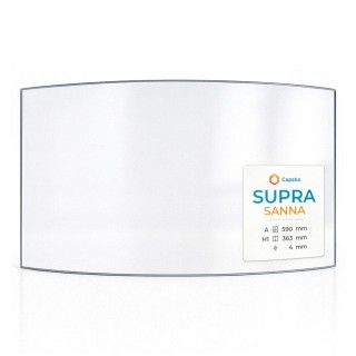 Vetro per stufa a legna Supra Sanna - Vetro ceramico di alta qualità - Capska