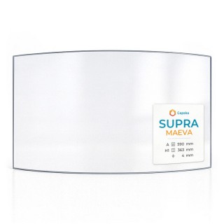 Wood Burning Stove glass for Supra Maeva - High quality ceramic glass - Capska