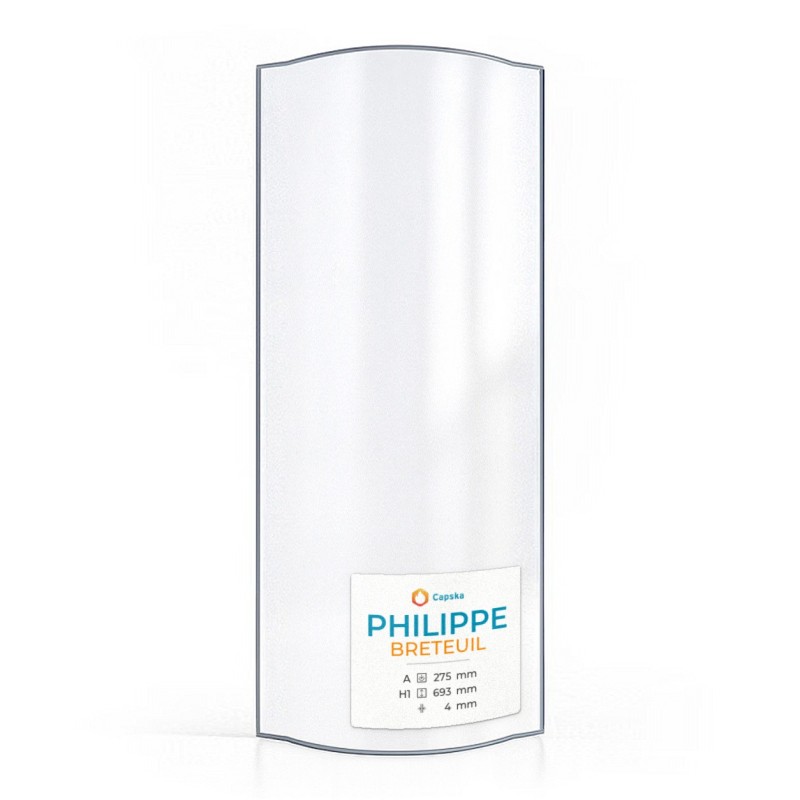Glas für Kaminofen Philippe BRETEUIL - Hochwertiges Keramikglas - Capska