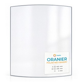 Vitre pour poêle à bois Oranier POLAR NEO BAKERY - Verre courbe - Capska