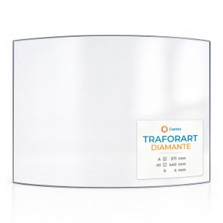 Wood-Burning Stove glass for Traforart Diamante - High quality ceramic glass - Capska