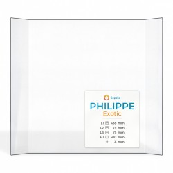 Vitre Philippe EXOTIC - Verre Prismatique pour poêle à bois