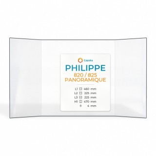 Vitre Philippe 820 / 825 PANORAMIQUE - Verre Prismatique pour insert