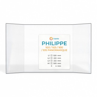 Vetro Philippe 920/925/930/935 PANORAMIQUE - Vetro Prismatico per caminetti