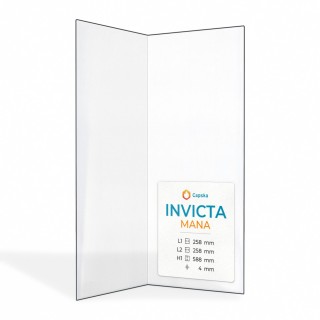 Invicta MANA Glass - Folded Glass Panel for Wood Burning Stove