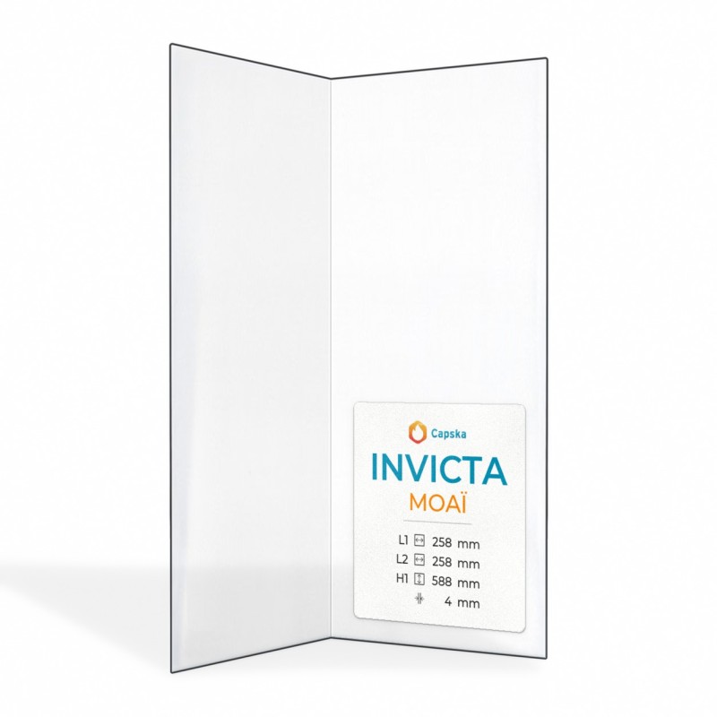 Vetro Invicta MOAÏ per stufa a legna