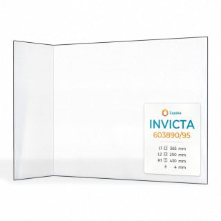Invicta 603890/95 Glass - Fireplace Insert Panel