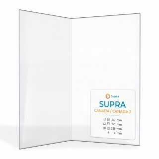 SUPRA CANADA / CANADA 2 Glass - Folded Panel for Wood Burning Stove