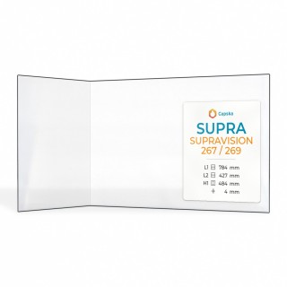 Supra SUPRAVISION 267 / 269 Glas - Gefaltet Kaminglas