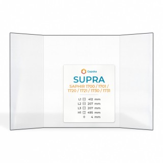 Supra SAPHIR 1700/1701/1720/1721/1730/1731 Glas für Kaminofen