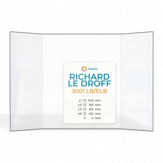 Richard Le Droff 3001 LB/ELB Glas - Prismatisches Kaminglas