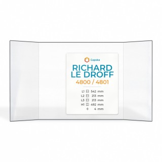 Vitre Richard Le Droff 4800 / 4801 - Verre Prismatique pour insert