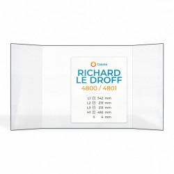 Vitre Richard Le Droff 4800 / 4801 - Verre Prismatique pour insert