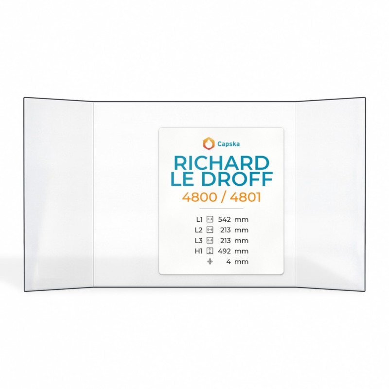 Vitre Richard Le Droff 4800 / 4801 - Verre Prismatique pour insert