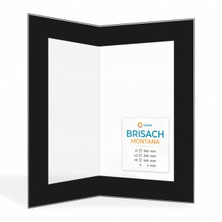 Brisach MONTANA Glas - Gefaltet Siebdruck Kaminglas für Kaminofen